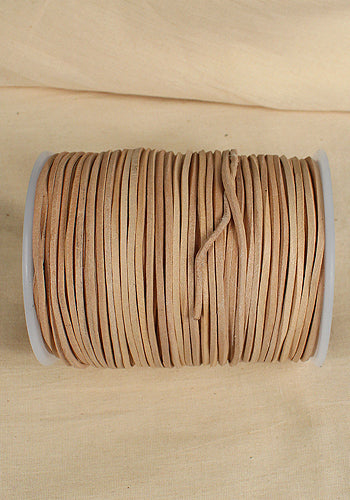 Vierkant Lederschnur Creativa 2mx2,5mm, natur