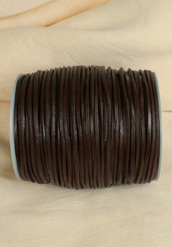 Vierkant Lederschnur Creativa 1,5mx2,5mm, braun