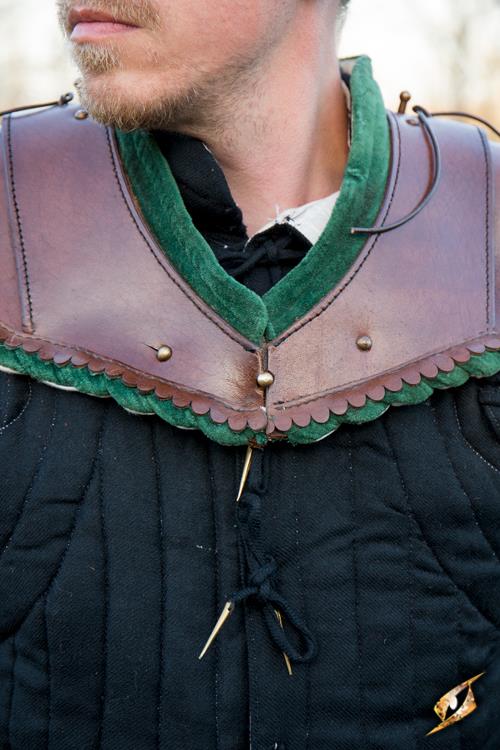 Noble Leather Gorget Green