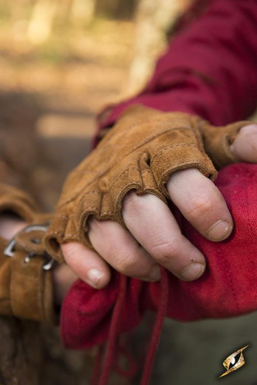 Wildlederhandschuhe Celtic, braun