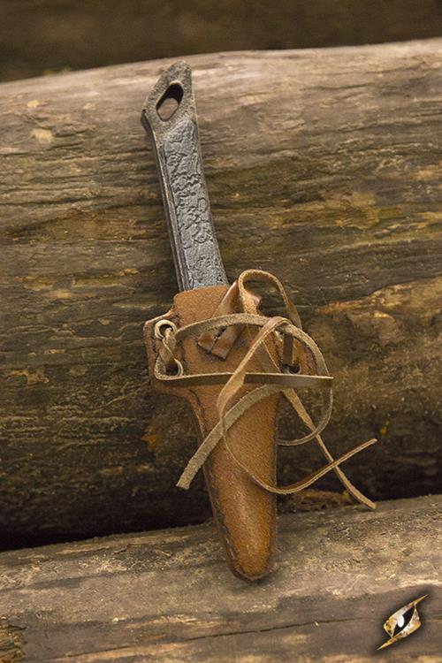 Holder Cutthroat (incl. Knife) Brown