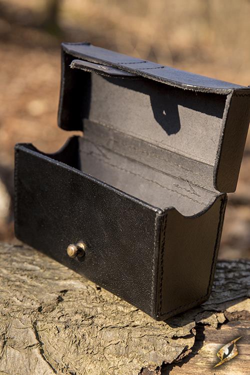 Ledergürteltasche Imperial, schwarz