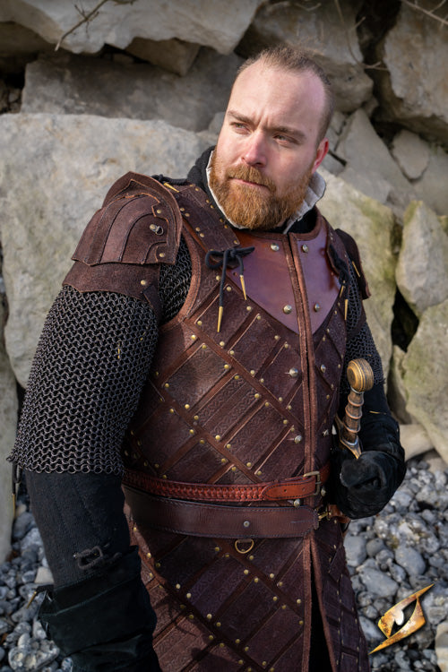 Wildleder Rüstung Woodsman Braun