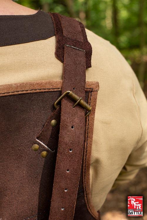 Ready for Battle Leather Armour Viking Brown