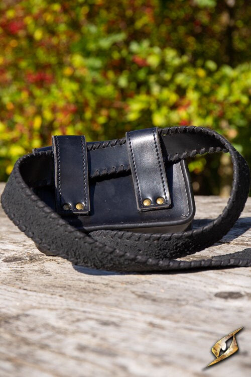 Large Warrior Bag Faux Leather Black