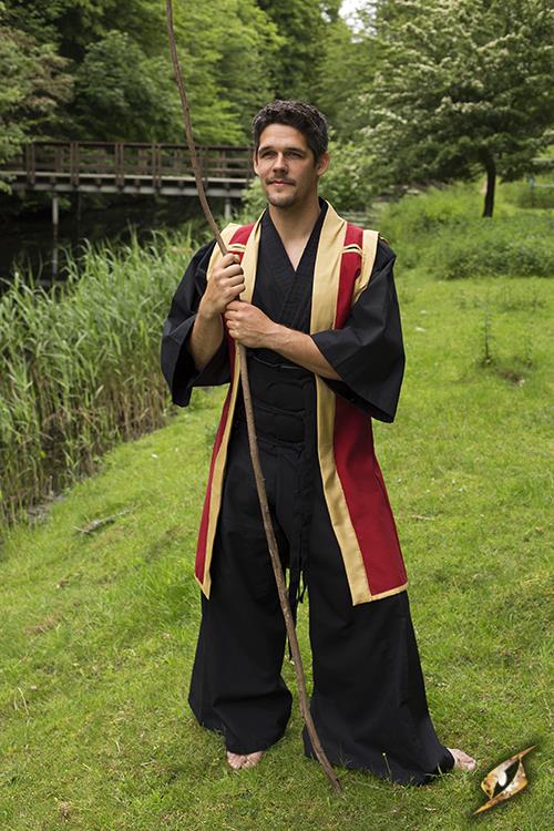 Coat Jin-Baori Red/Gold