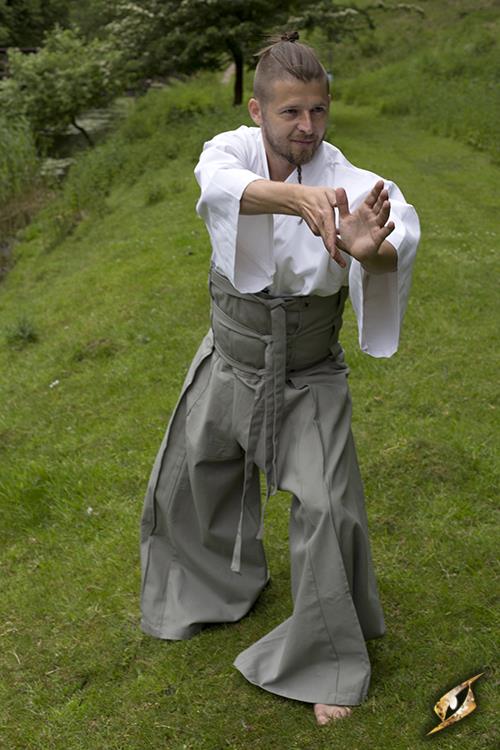 Hose Samurai, grau/schwarz