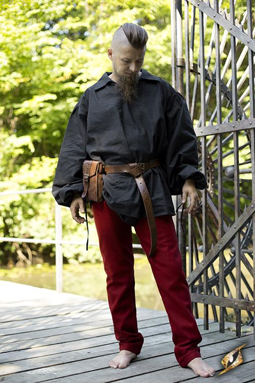 Hose Single Leg, dunkelrot