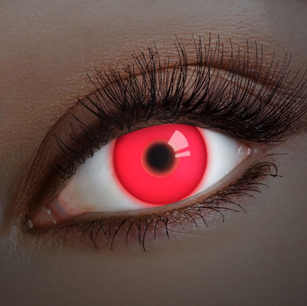 UV Contact Lenses Red In Your Eyes Red