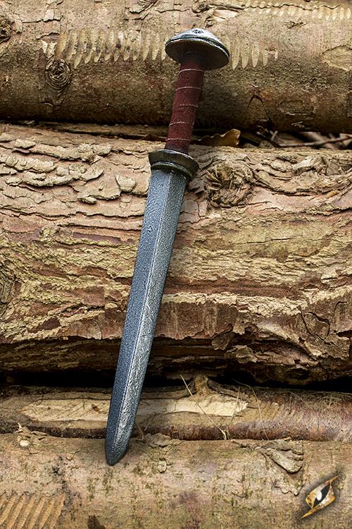 Dagger Rondel 47 cm Brown/Silver