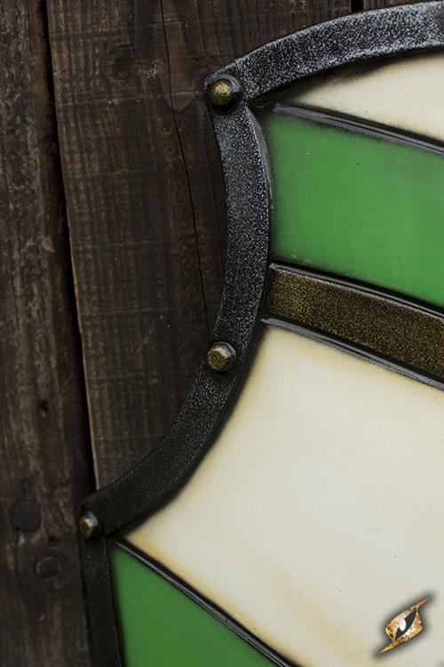 Knight Shield 80x52 cm Green/White