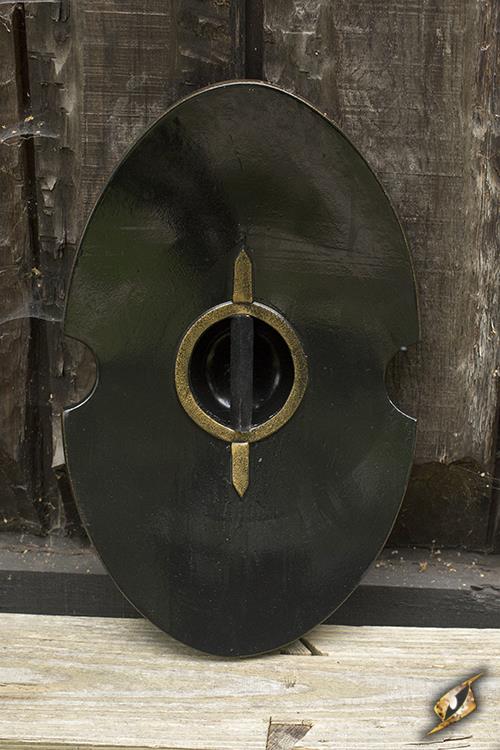 Schild Elliptical 70x45, schwarz