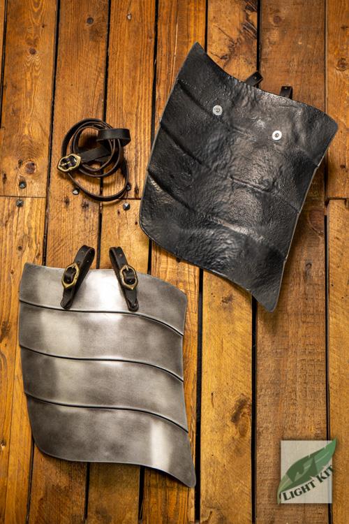 Palastwache Panzer & Beinschützer aus Stahl