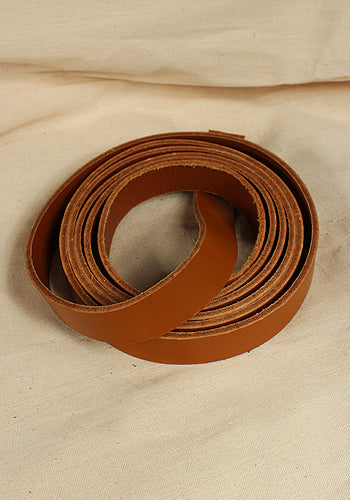 Gürtelriemen Volleder 24mm, cognac