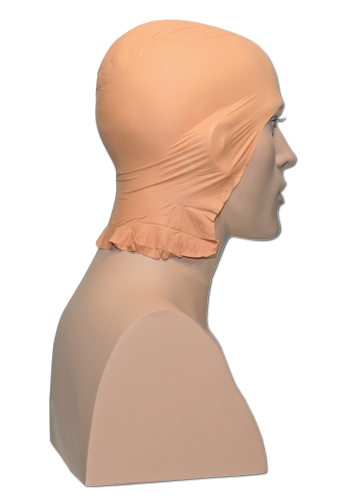 Glatze hautfarben, dünn