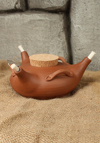 Oil Light triple flame with cork