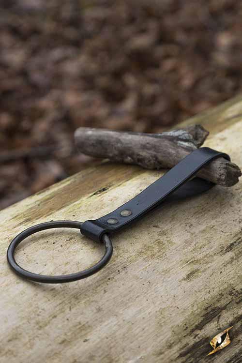 Schwerthalter Ring groß, schwarz