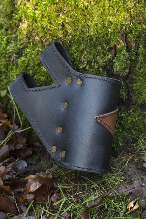 Schwerthalter Haste, schwarz/braun