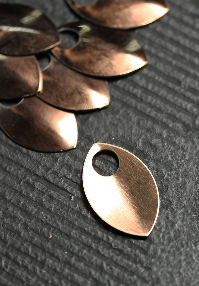 Scales Aluminium Groß, kupfer glänzend