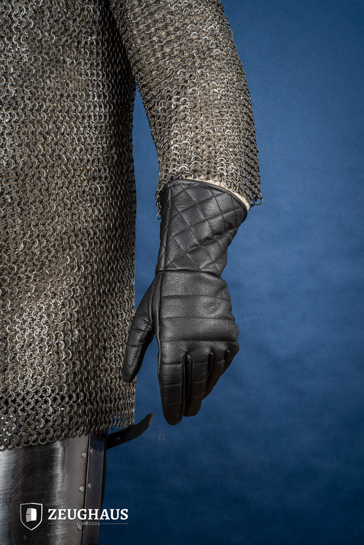 Leder Handschuhe Schwarz