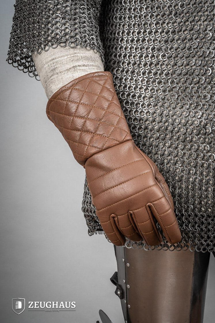 larp handschuhe Leder Handschuhe Braun – Dein Larp Shop