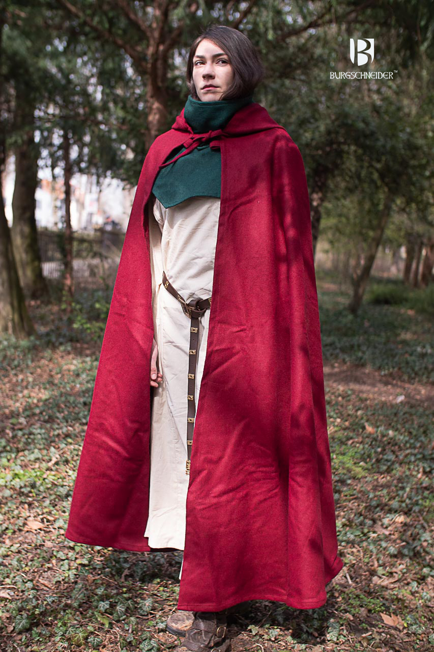 Wool Hooded Cloak Hibernus