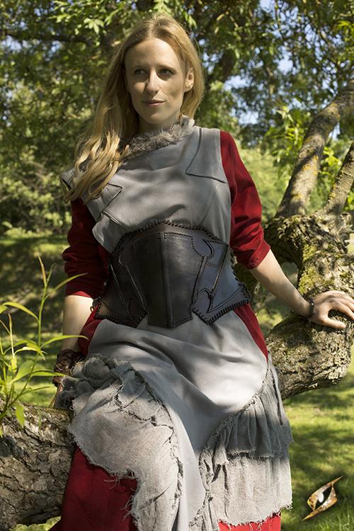 Dark Elf Corset Black/Brown