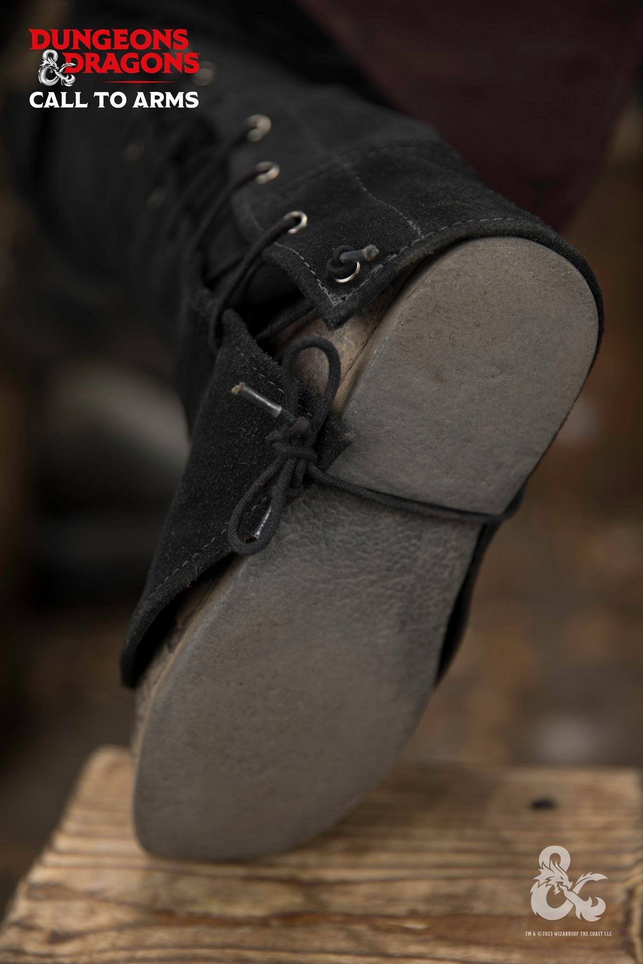 Dungeons & Dragons Leder-Gamaschen Typ 1 Schwarz