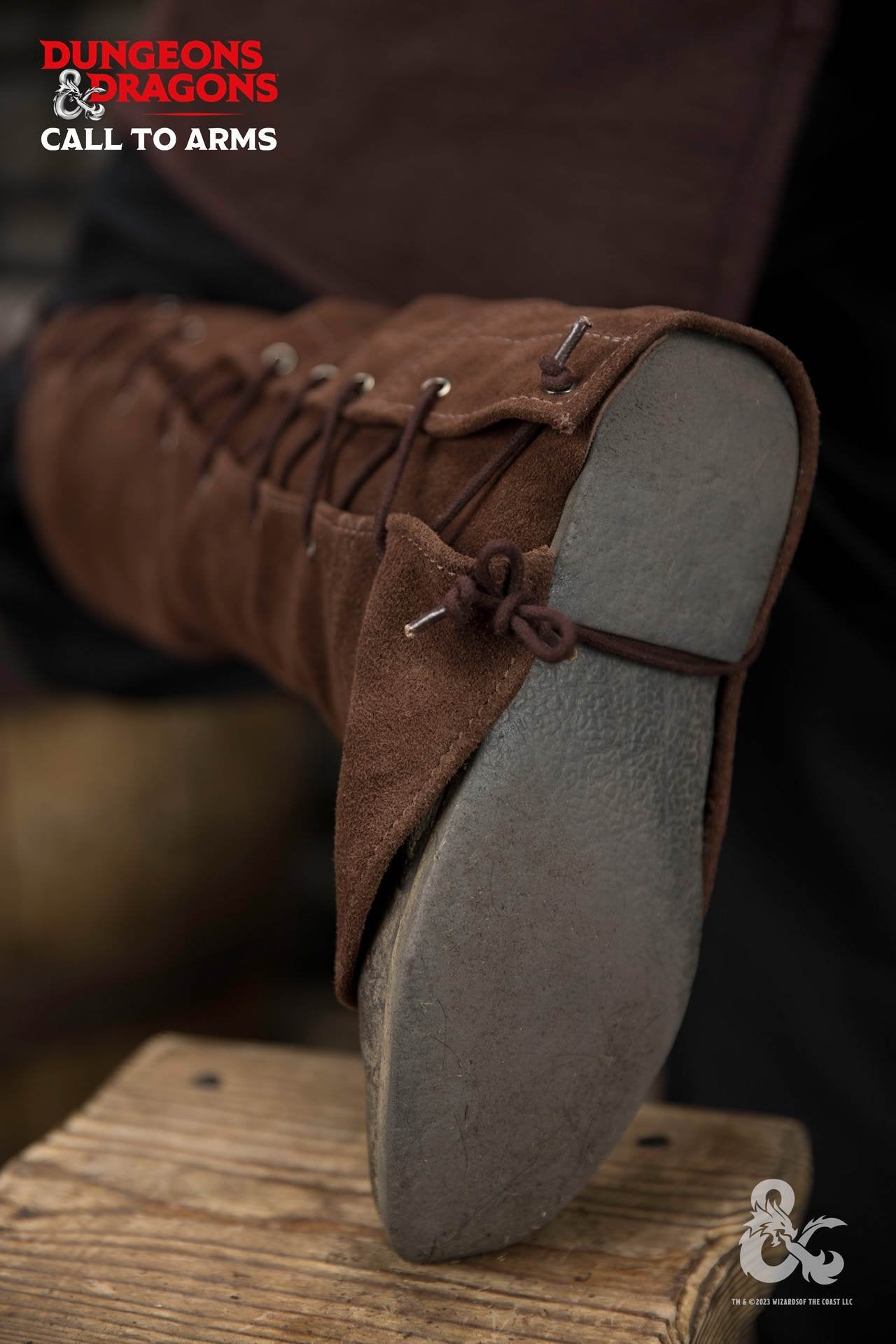 Dungeons & Dragons Leder-Gamaschen Typ 1 Braun