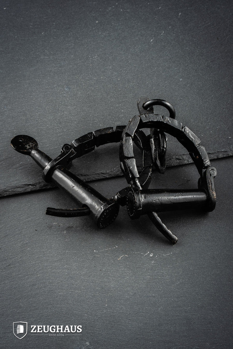 Handcuffs Oiled Steel B-Stock B-Stock