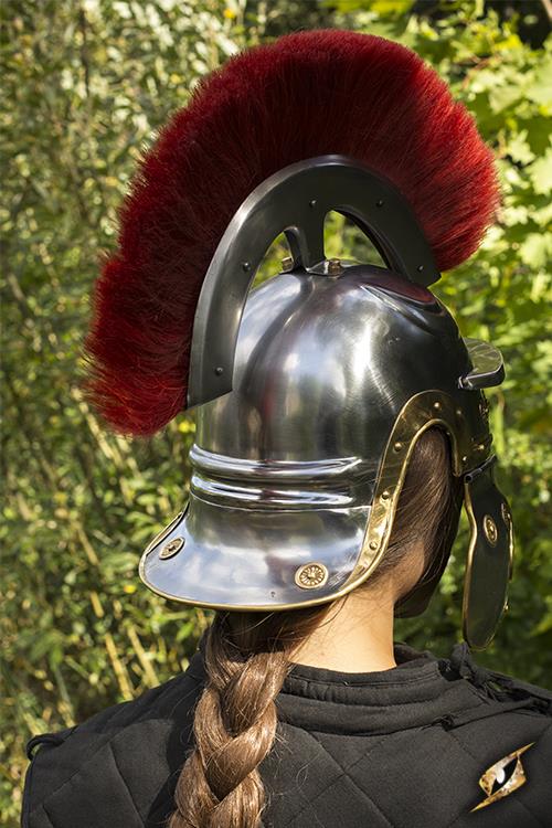 Helm Roman Trooper mit Helmbusch