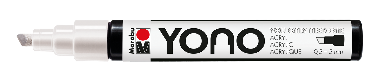 Marabu YONO Marker 0,5 - 5mm Weiß