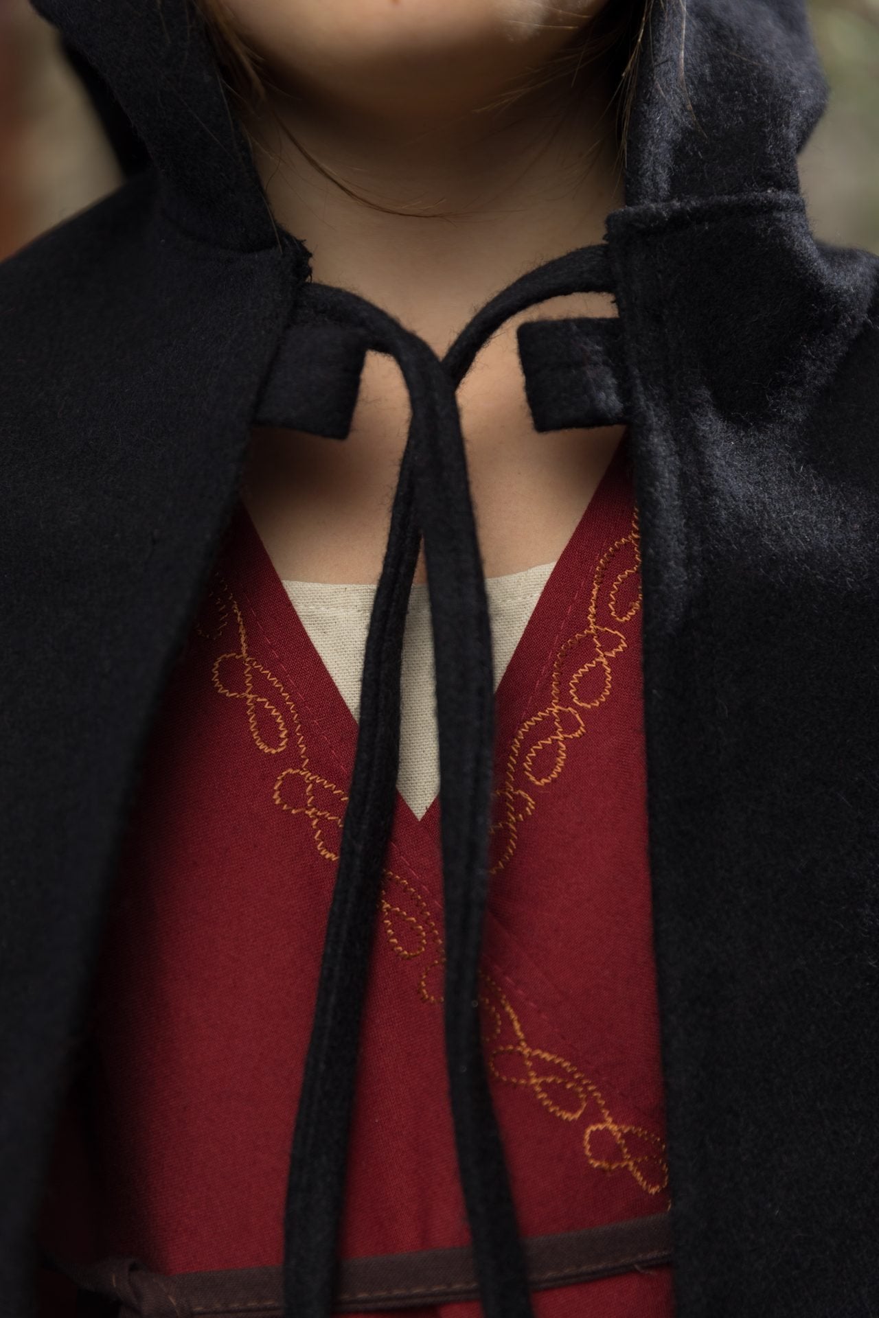 Children's Cape Leanaa Black