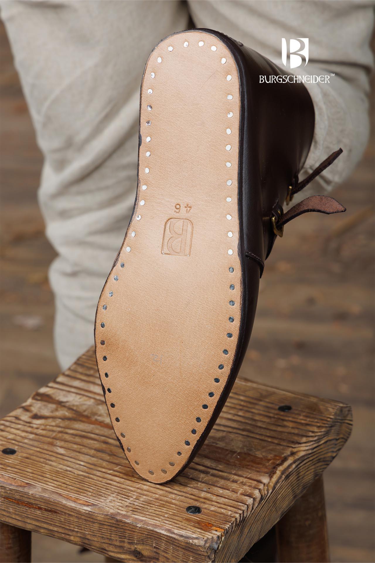 Medieval Half Boots Adelhelm Dark Brown