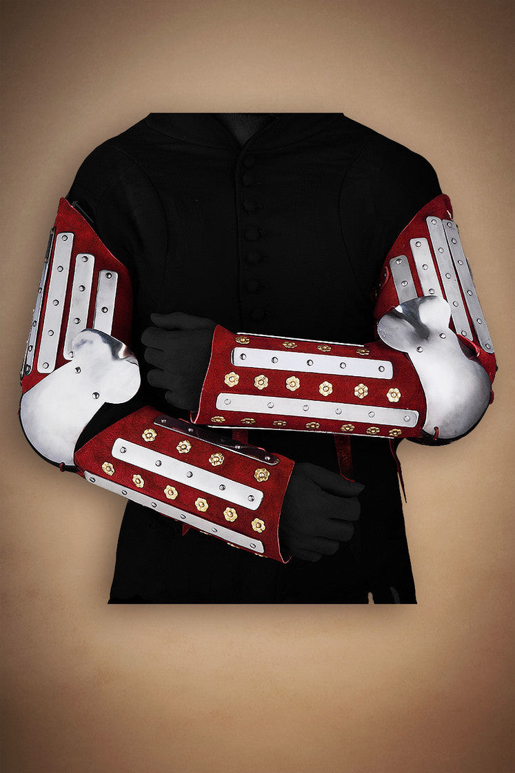 Splinten-Armzeug Wildleder Rot