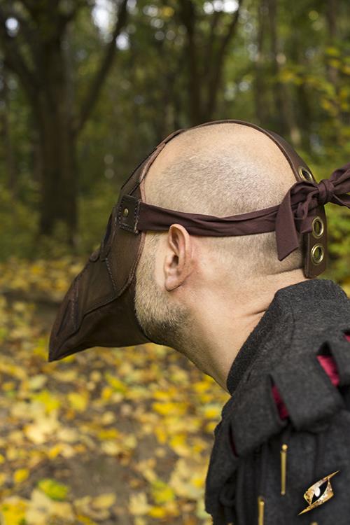 Mask Plague Doctor Brown