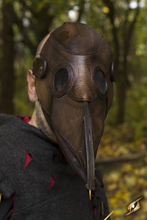 Mask Plague Doctor Brown