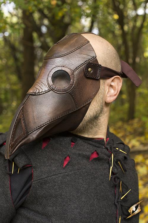 Mask Plague Doctor Brown