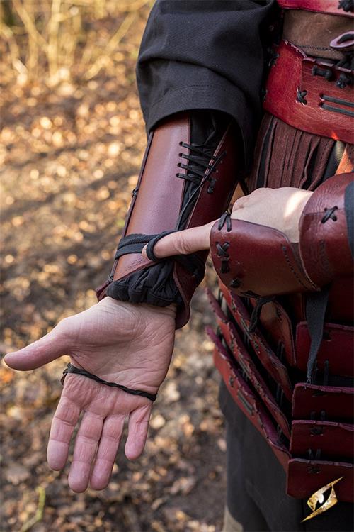 Samurai Bracers Red