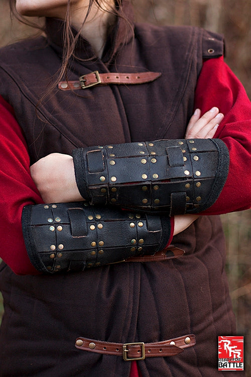 Ready for Battle Bracers Fighter Black