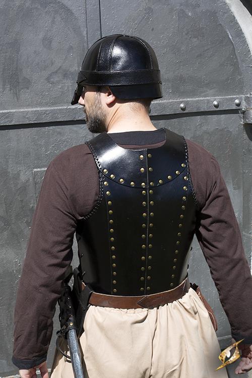 Leather Armour Soldier Black