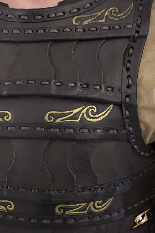 Celtic Leather Armour Lamellar Black