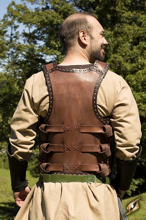 Celtic Leather Armour Lamellar Brown