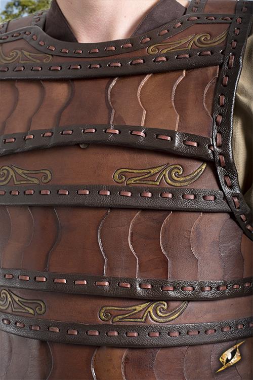 Celtic Leather Armour Lamellar Brown