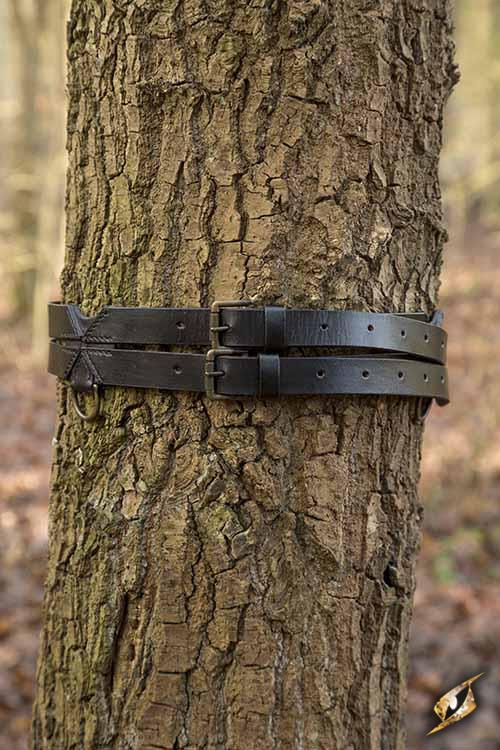 Twin Belt, schwarz