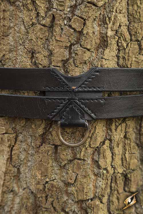 Twin Belt, schwarz