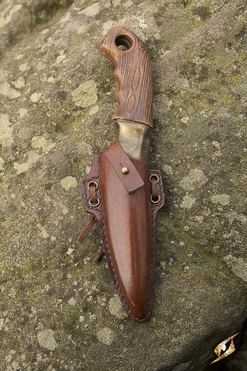 Holder Woodsman (incl. Knife) Brown