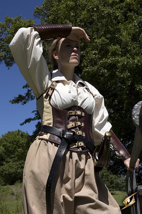 Rogue Corset Brown/Beige