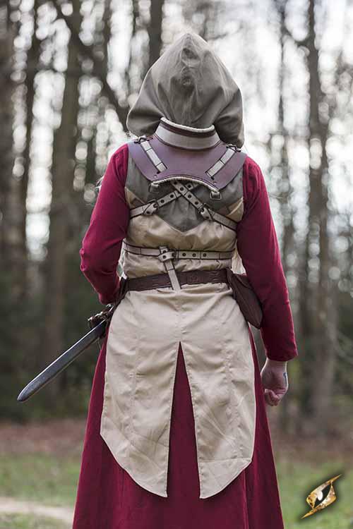 Female Leather Armour Rogue Brown/Beige