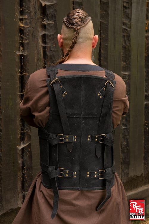 Ready for Battle Leather Armour Viking Black